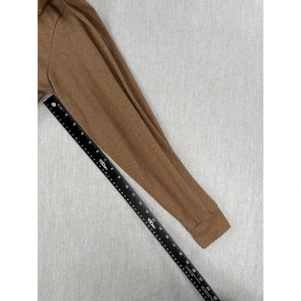 Polo Ralph Lauren Mens Brown Long Sleeve Cotton Polo Shirt Large L‎ Pony Logo